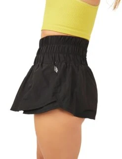 The Way Home Skort - Black -Outlet Elevate Activewear Store free people movement the way home skort black OB1419598 0010 4