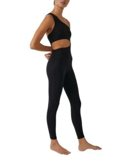 Transcend Limits Onesie - Black -Outlet Elevate Activewear Store free people movement transcend limits onesie black OB1362955 0010 4
