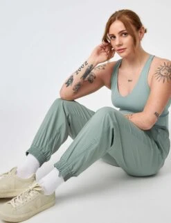 Summit Track Pant - Chinoiserie 11 Summit Track Pant - Chinoiserie -Outlet Elevate Activewear Store girlfriend collective summit track pant chinoiserie 6011 5