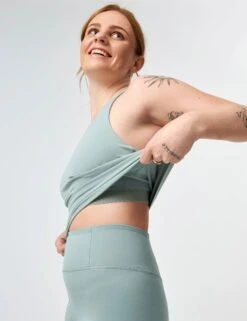 Zoe Tank - Chinoiserie -Outlet Elevate Activewear Store girlfriend collective zoe tank chinoiserie 1024 4