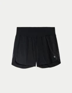 High Waisted Sports Shorts - Black -Outlet Elevate Activewear Store goodmove high waisted sports shorts black T51 5740A 2