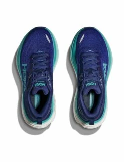 Hoka Bondi 8 - Bellwether Blue/Evening Sky -Outlet Elevate Activewear Store hoka bondi 8 shoes bellwether blue evening sky 1127952 BBES 8