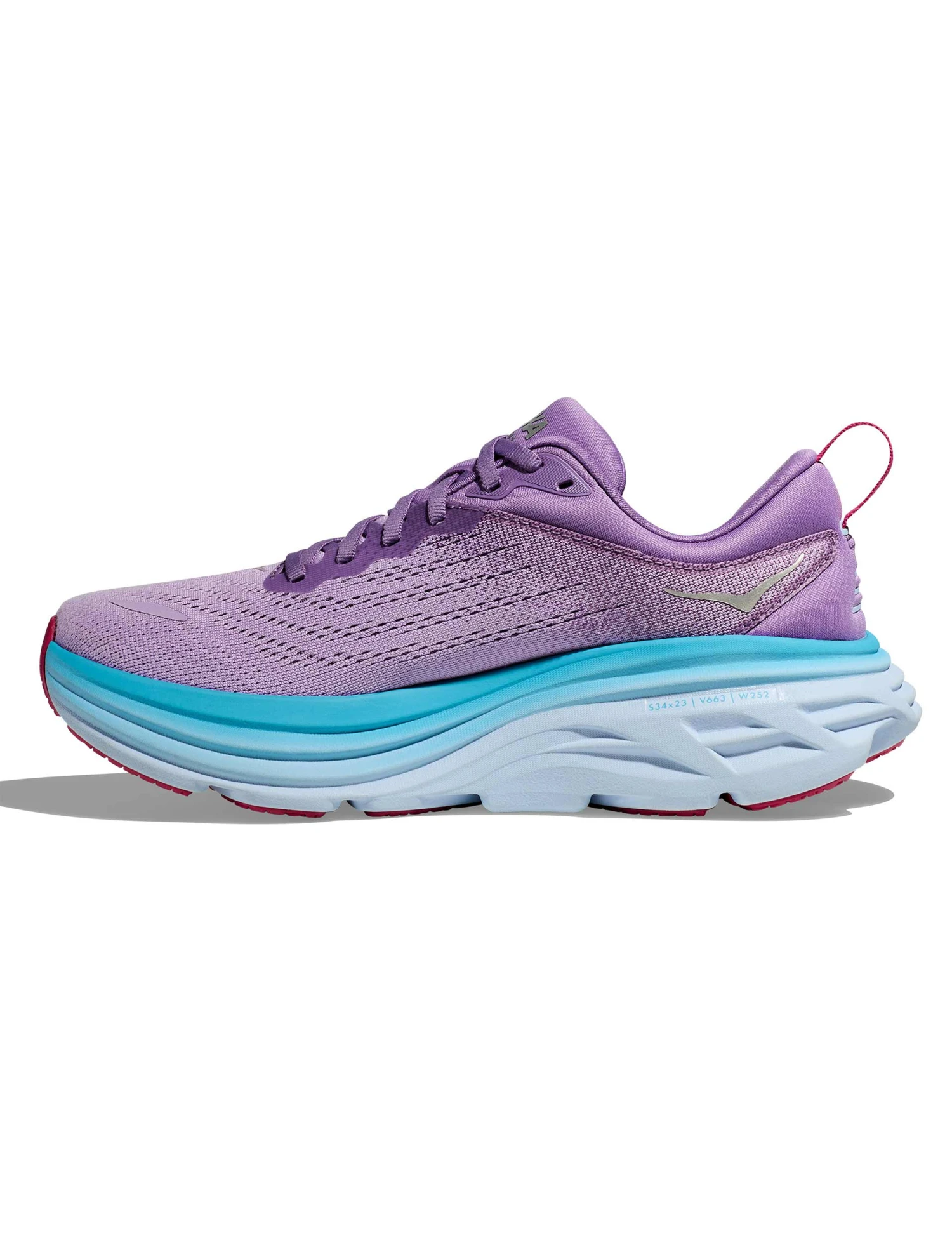 Hoka Bondi 8 - Chalk Violet/Pastel Lilac 2 Hoka Bondi 8 - Chalk Violet/Pastel Lilac - Image 2