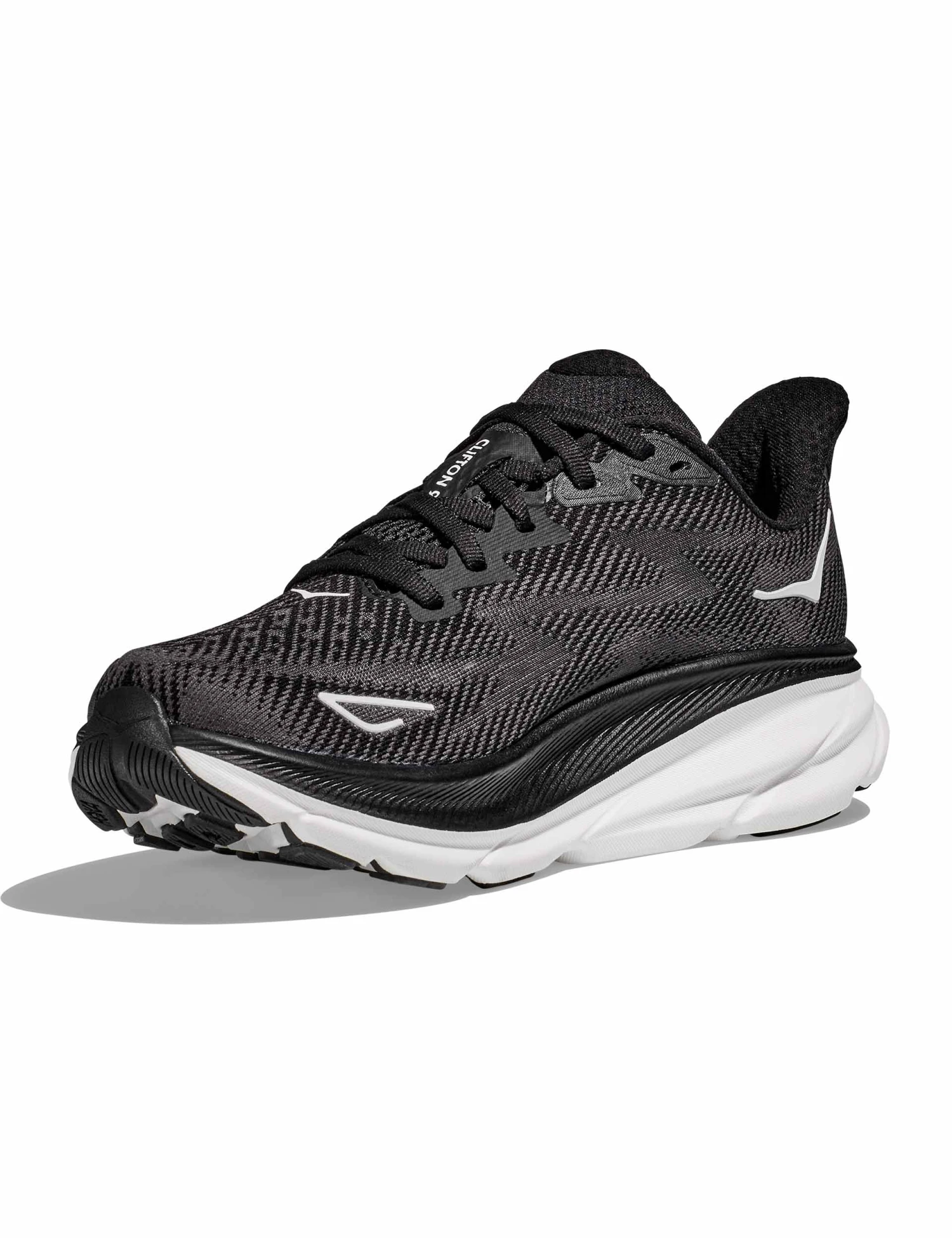 Hoka Clifton 9 - Black/White 4 Hoka Clifton 9 - Black/White - Image 4