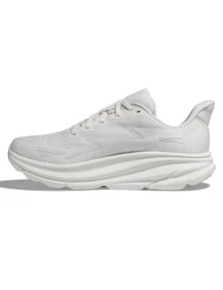 Hoka Clifton 9 - White/White -Outlet Elevate Activewear Store hoka clifton 9 shoes white white 1127896 WWH 2