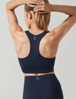 Astrid Bra - Blue Nights -Outlet Elevate Activewear Store lilybod astrid bra blue nights LC48 BND2 5