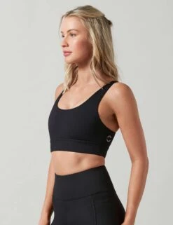 Zoe Bra - Tarmac Black -Outlet Elevate Activewear Store lilybod zoe bra tarmac black LC71 BL 2