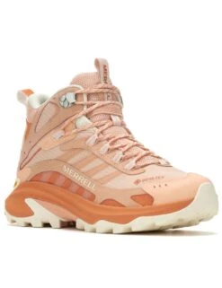 Merrell Moab Speed 2 Mid Gore-Tex - Peach -Outlet Elevate Activewear Store merrell moab speed 2 mid gore tex boots peach J037832 6