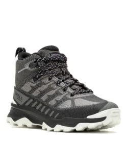 Merrell Speed Eco Mid Waterproof - Charcoal/Orchid -Outlet Elevate Activewear Store merrell speed eco mid waterproof boots charcoal orchid J038166 4