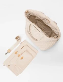 Large Metro Tote Deluxe - Mushroom -Outlet Elevate Activewear Store mz wallace large metro tote deluxe mushroom 1242X1555 3