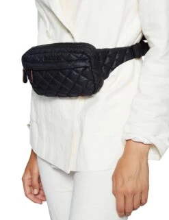 Metro Belt Bag - Black -Outlet Elevate Activewear Store mz wallace metro belt bag black 5