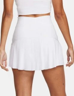 Nike Advantage Dri-FIT Tennis Skirt - White/Black -Outlet Elevate Activewear Store nike advantage dri fit tennis skirt white black fd6532 100 6