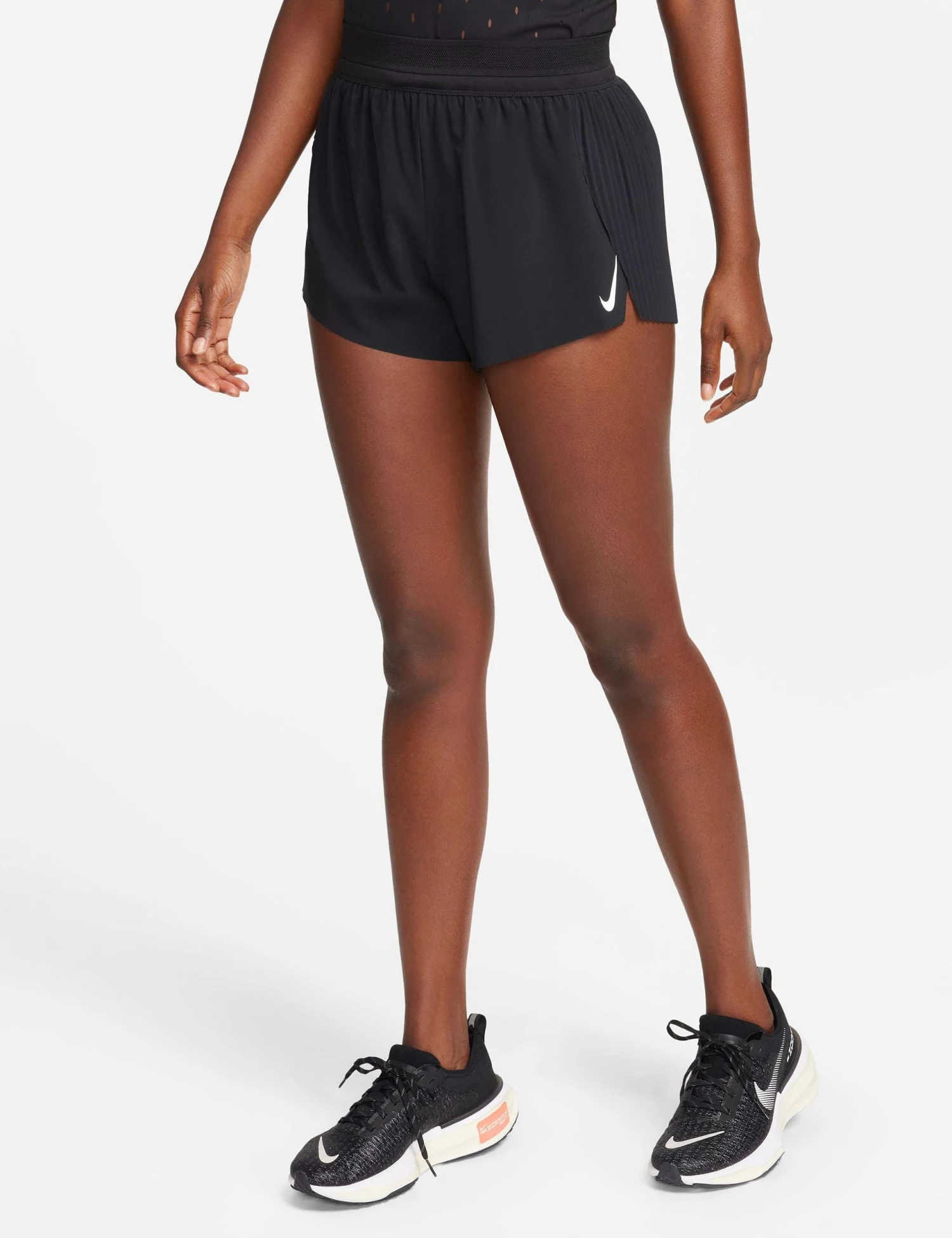 Nike AeroSwift Dri-FIT ADV 3" Running Shorts - Black/White 1 Nike AeroSwift Dri-FIT ADV 3" Running Shorts - Black/White