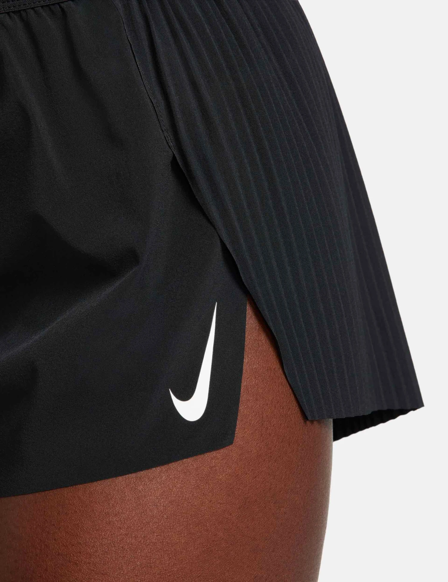 Nike AeroSwift Dri-FIT ADV 3" Running Shorts - Black/White 5 Nike AeroSwift Dri-FIT ADV 3" Running Shorts - Black/White - Image 5