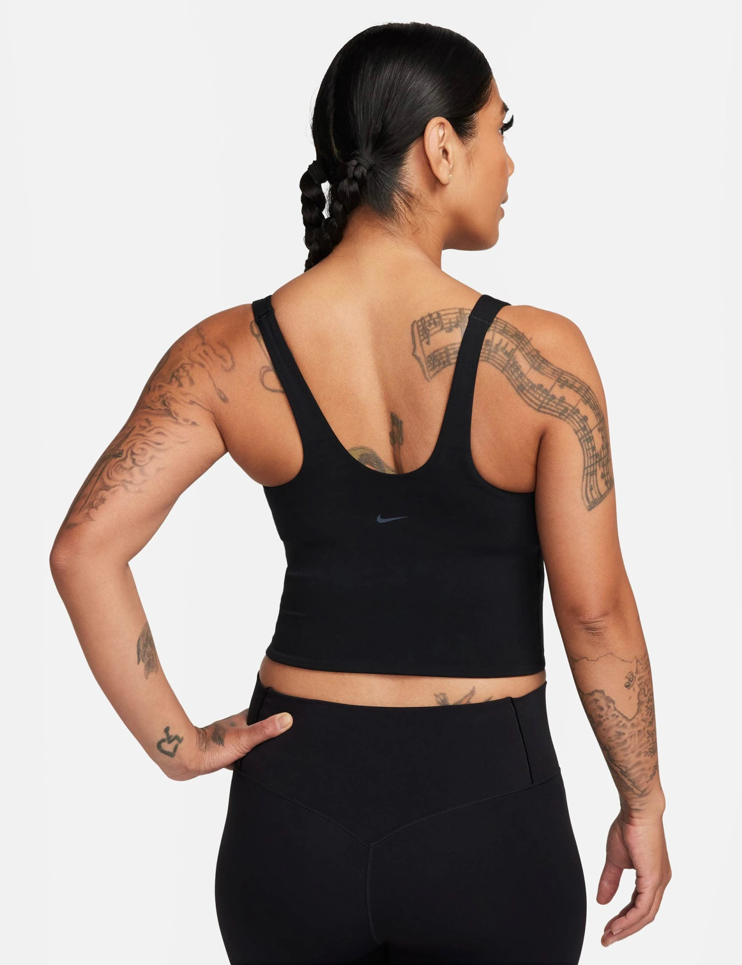Nike Alate Bra Tank - Black/Cool Grey 2 Nike Alate Bra Tank - Black/Cool Grey - Image 2