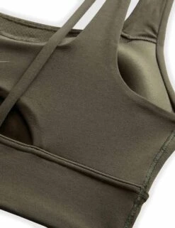 Nike Alate Ellipse Longline Bra - Cargo Khaki/Sail -Outlet Elevate Activewear Store nike alate ellipse longline bra khaki sail do6619 325 6