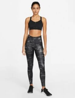 Nike Dri-FIT Alpha Padded Zip-Front Sports Bra - Black/Dark Smoke Grey 7 Nike Dri-FIT Alpha Padded Zip-Front Sports Bra - Black/Dark Smoke Grey -Outlet Elevate Activewear Store nike dri fit alpha padded zip front sports bra black dark smoke grey DD0436 010 3