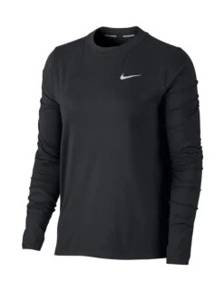Nike Dri-FIT Element Crew - Black -Outlet Elevate Activewear Store nike dri fit element crew black CU3277 010 2