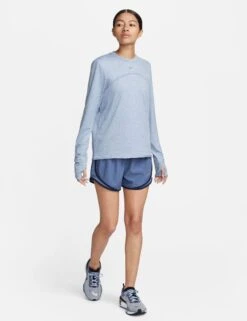 Nike Dri-FIT Swift Element UV Crew Neck Top - Light Armory Blue/Reflective Silver 15 Nike Dri-FIT Swift Element UV Crew Neck Top - Light Armory Blue/Reflective Silver -Outlet Elevate Activewear Store nike dri fit swift element uv crew neck top blue silver fb4297 440 4