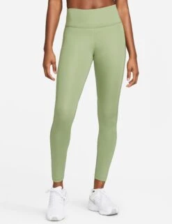 Nike Epic Fast Pocket Running Leggings - Oil Green/Reflective Silver