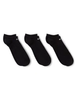 Nike Everyday Cushioned Socks (3 Pairs) - Black/White -Outlet Elevate Activewear Store nike everyday cushioned socks black white SX7673 010 4