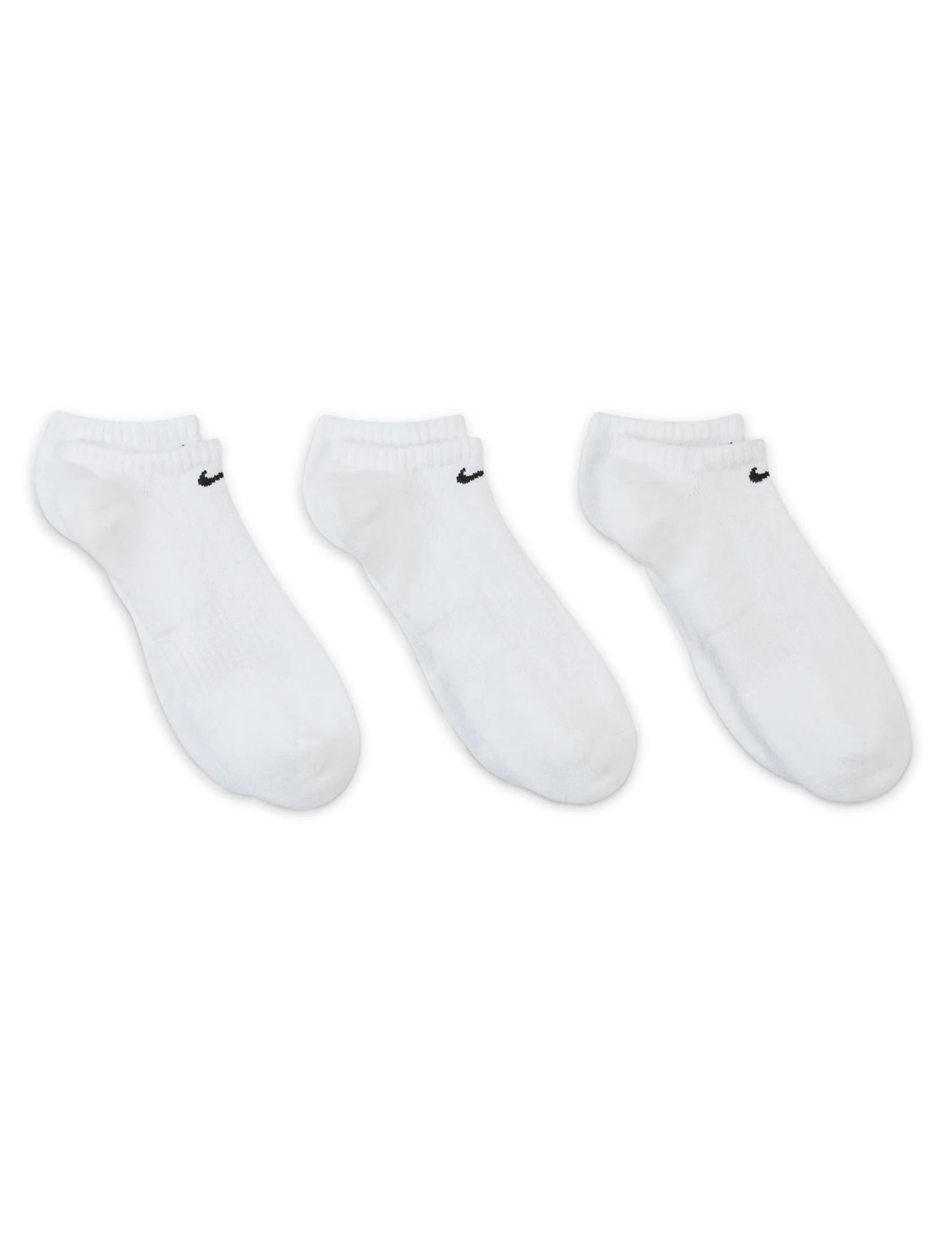 Nike Everyday Cushioned Socks (3 Pairs) - White/Black 4 Nike Everyday Cushioned Socks (3 Pairs) - White/Black - Image 4