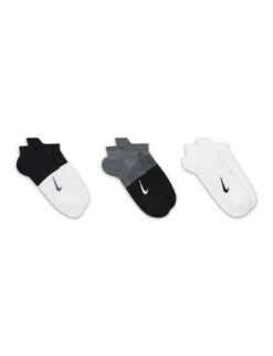 Nike Everyday Plus Lightweight Socks (3 Pairs) - White/Black/Grey