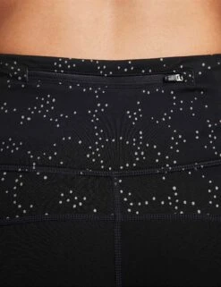 Nike Fast Mid-Rise 7/8 Leggings - Black/Reflective Silver -Outlet Elevate Activewear Store nike fast mid rise 7 8 leggings black silver fb4579 010 5