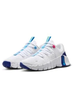 Nike Free Metcon 5 Shoes - White/Aquarius Blue/Fierce Pink/Deep Royal Blue/Light Laser Orange 10 Nike Free Metcon 5 Shoes - White/Aquarius Blue/Fierce Pink/Deep Royal Blue/Light Laser Orange -Outlet Elevate Activewear Store nike free metcon 5 shoes white blue pink orange dv3950 103 6