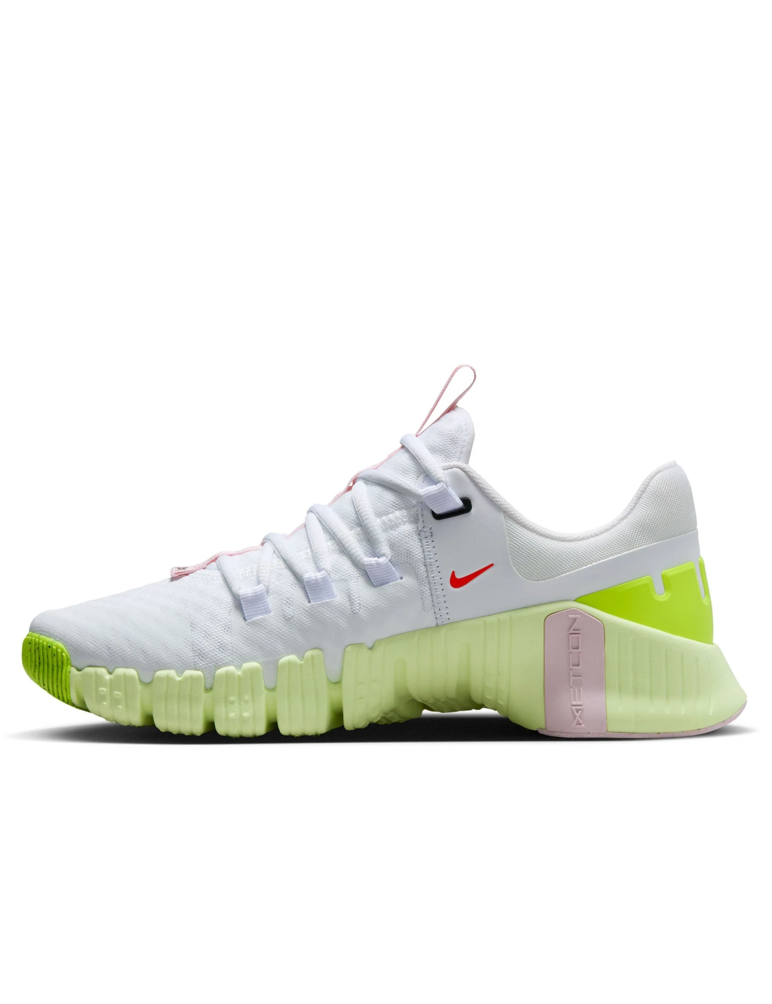 Nike Free Metcon 5 Shoes - White/Bright Crimson/Barely Volt 2 Nike Free Metcon 5 Shoes - White/Bright Crimson/Barely Volt - Image 2