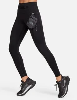 Nike Go Trail High Waisted 7/8 Leggings - Black/Dark Smoke Grey