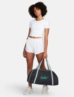 Nike Gym Club Bag - Black/Vintage Green/Stadium Green -Outlet Elevate Activewear Store nike gym club bag black green dh6863 013 3