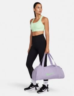 Nike Gym Club Bag - Lilac Bloom/Vapor Green -Outlet Elevate Activewear Store nike gym club bag lilac green dr6974 512 3