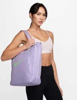 Nike Gym Tote - Lilac Bloom/Vapor Green -Outlet Elevate Activewear Store nike gym tote lilac green dr7217 512 4