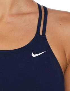 Nike HydraStrong Solid Spiderback 1-Piece Swimsuit - Midnight Navy -Outlet Elevate Activewear Store nike hydrastrong solid spiderback 1 piece swimsuit navy nessa003 440 4