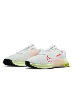 Nike Metcon 9 Shoes - White/Bright Crimson/Volt/Barely Volt -Outlet Elevate Activewear Store nike metcon 9 shoes white crimson volt dz2537 101 4