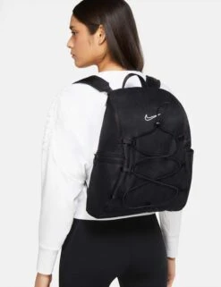 Nike One Backpack - Black/White -Outlet Elevate Activewear Store nike one backpack black white CV0067 010 6