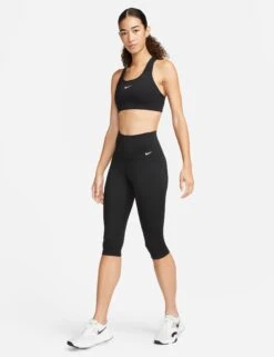 Nike One Capri Leggings - Black/White -Outlet Elevate Activewear Store nike one capri leggings black white dv9024 010 3