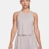 Nike One Classic Dri-FIT Cropped Tank Top - Platinum Violet/Black