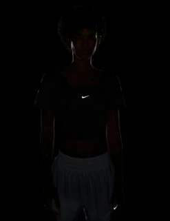 Nike One Classic Dri-FIT Short-Sleeve Cropped Twist Top - Black/White 10 Nike One Classic Dri-FIT Short-Sleeve Cropped Twist Top - Black/White -Outlet Elevate Activewear Store nike one classic dri fit short sleeve cropped twist top black white fn2851 010 3