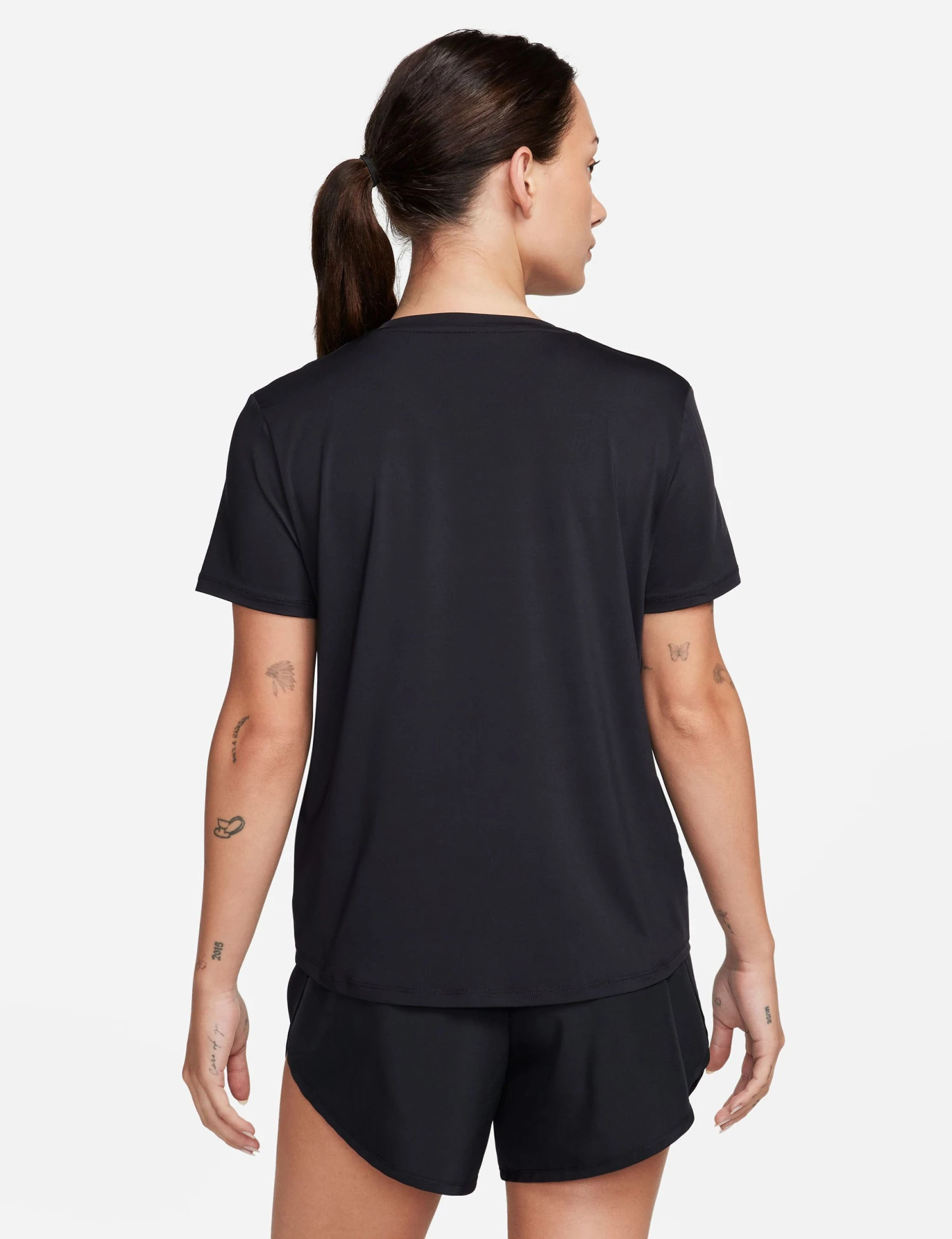 Nike One Classic Dri-FIT Short-Sleeve Top - Black 2 Nike One Classic Dri-FIT Short-Sleeve Top - Black - Image 2
