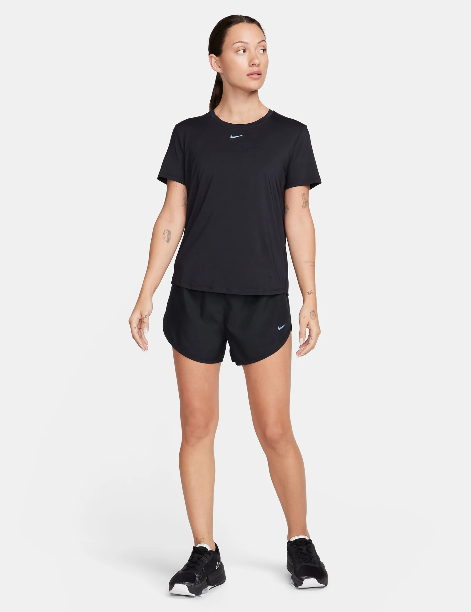 Nike One Classic Dri-FIT Short-Sleeve Top - Black 6 Nike One Classic Dri-FIT Short-Sleeve Top - Black - Image 6