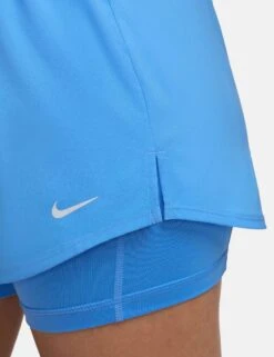 Nike One Dri-FIT 2-in-1 Shorts - University Blue/Reflective Silver -Outlet Elevate Activewear Store nike one dri fit 2 in 1 shorts blue silver dx6016 412 5