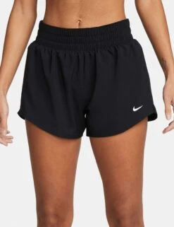 Nike One Dri-FIT 3" Brief-Lined Shorts - Black -Outlet Elevate Activewear Store nike one dri fit 3in brief lined shorts black dx6010 010 6