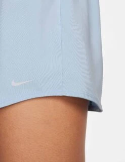 Nike One High Waisted 3" Brief-Lined Shorts - Light Armory Blue/Reflective Silver -Outlet Elevate Activewear Store nike one hw 3in brief lined shorts blue silver dx6014 441 6