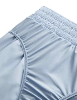 Nike One High Waisted 3" Brief-Lined Shorts - Light Armory Blue/Reflective Silver -Outlet Elevate Activewear Store nike one hw 3in brief lined shorts blue silver dx6014 441 7