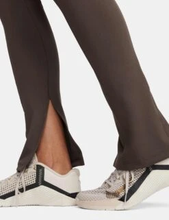 Nike One High Waisted Split-Hem Leggings - Baroque Brown -Outlet Elevate Activewear Store nike one hw split hem leggings brown fn4148 237 5