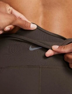 Nike One High Waisted Split-Hem Leggings - Baroque Brown -Outlet Elevate Activewear Store nike one hw split hem leggings brown fn4148 237 7