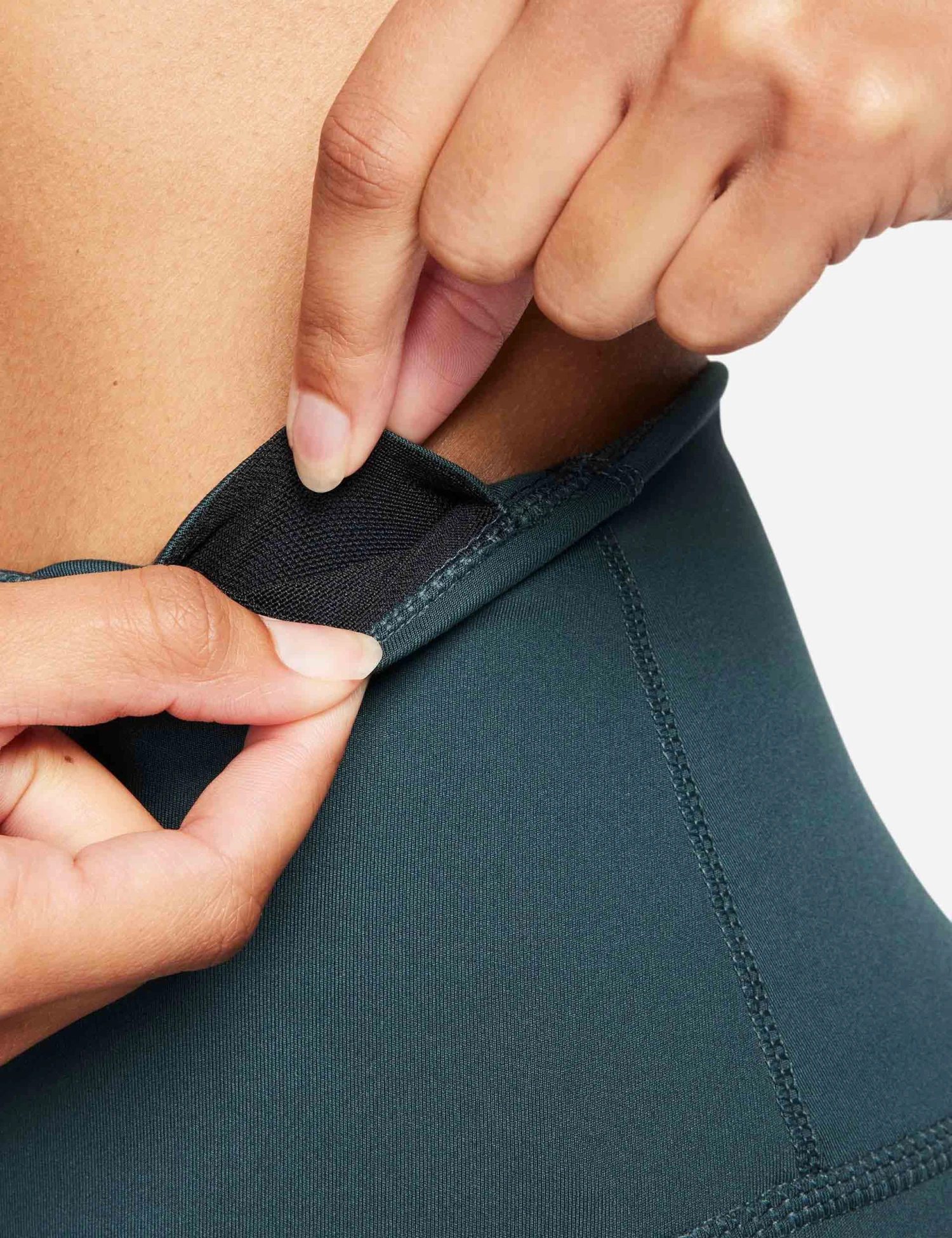 Nike One Leggings - Deep Jungle/White 5 Nike One Leggings - Deep Jungle/White - Image 5