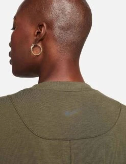 Nike One Relaxed Dri-FIT Short-Sleeve Top - Cargo Khaki/Black -Outlet Elevate Activewear Store nike one relaxed dri fit short sleeve top khaki black fn2814 325 6